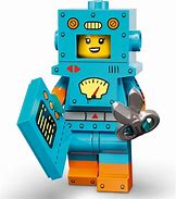 Image result for LEGO Orange and White Robot Minifigure