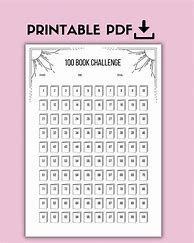 Image result for Reading Journal Challenge Template