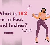 Image result for What Is 182 Cm in Feet