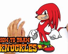 Image result for How to Draw Knuckles the Hedgehog