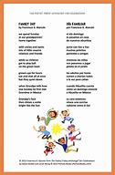 Image result for Short Easy Poems in Spanish