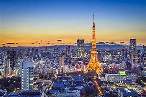 Image result for Tokyo Skyline Sunrise