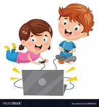 Image result for Playing Computer Games Cartoon
