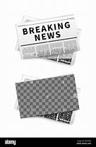 Image result for Breaking News Paper Template