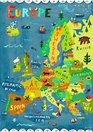 Image result for Fun Map of Europe for Kids