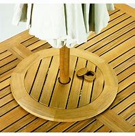 Image result for Round Dining Table with Lazy Susan