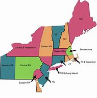 Image result for Northeast USA Map