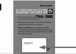 Image result for StarSense Explorer Unlock Code