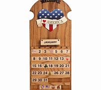 Image result for Wood Perpetual Calendar