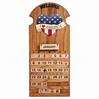 Image result for Americana Perpetual Wood Wall Calendar