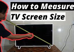 Image result for TV Size Measurement