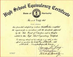 Image result for Free Blank GED Certificate