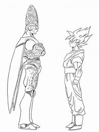 Image result for Cell DBZ Coloring Pages