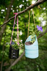 Image result for Hanging Planters Recycled