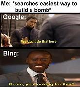 Image result for Bing vs Google Meme Funny
