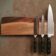 Image result for Wood Magnetic Knife Holder