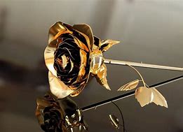 Image result for Black Background with Gold Rose