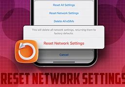 Image result for Reset Network Settings Oniphone