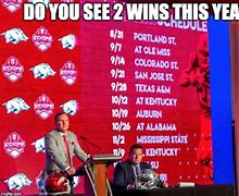 Image result for Arkansas Football Memes