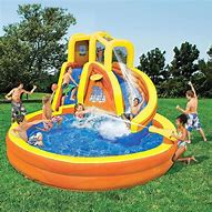 Image result for Kids Inflatable Water Slides Pools