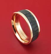 Image result for Gold Carbon Fiber Ring