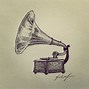 Image result for Gramophone Drawing