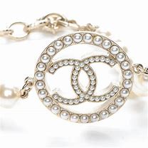 Image result for Chanel Bangle Bracelet Mother of Pear On Top CC