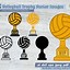 Image result for Volleyball Trophie Custom SVG