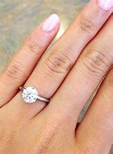 Image result for 1 Carat Diamond Engagement Ring On Hand