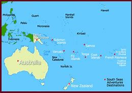 Image result for Show Map of Tonga and Samoa