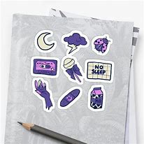 Image result for Redbubble Stickers Aesthetic