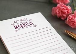 Image result for Wedding Notepad
