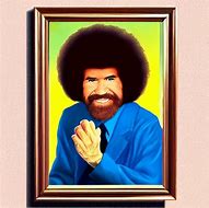 Image result for Ai Bob Ross Portrait