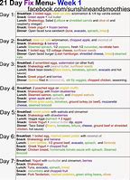 Image result for 21-Day Fix Menu