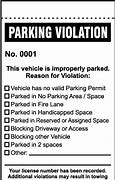 Image result for Parking Violation Image