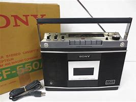 Image result for Vintage Sony Portable TV Stereo Radio Tape Player