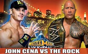 Image result for The Rock vs John Cena WWE Champion