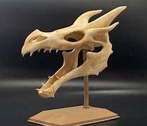 Image result for Skyrim Dragon Skull