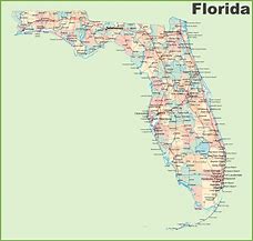 Image result for Florida Road Map Printable