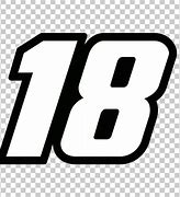 Image result for NASCAR Number 18 Spng