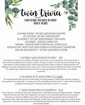Image result for Twin Trivia