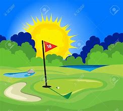 Image result for Golf Course Clip Art