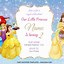 Image result for Disney Princess Invitations