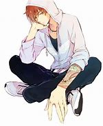 Image result for Anime Boy Sitting Drawing