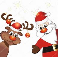 Image result for Funny Santa Claus and Reindeer
