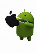 Image result for Android Eating an Apple by the Windows Only