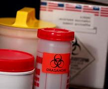 Image result for Biohazard Sharps Container