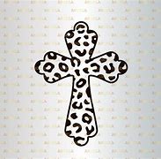 Image result for Cross Cheetah Print Flower SVG