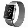 Image result for Apple Watch Silver Stainless Steel with Graphite Milanese Loop