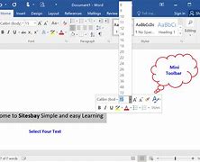 Image result for Font Size in MS Word
